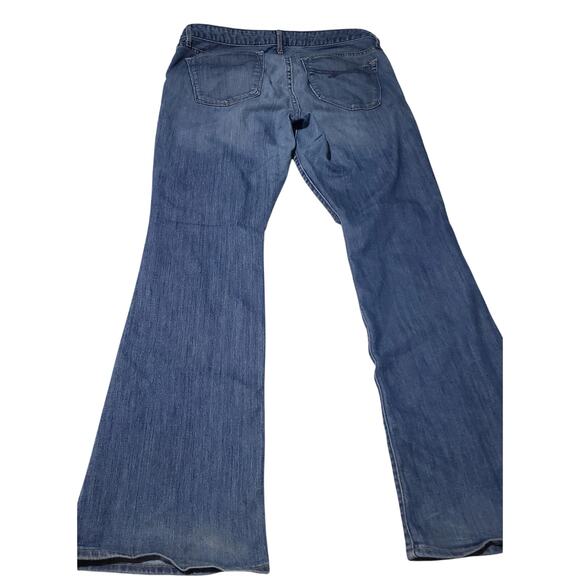 GAP 1969 Womens bootcut Mid Rise Blue Jeans Size 14 Cabincore Western Cowgirl - Picture 2 of 6